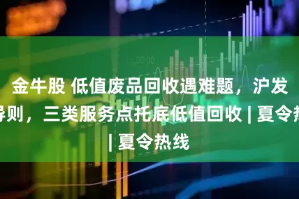 金牛股 低值废品回收遇难题，沪发布导则，三类服务点托底低值回收 | 夏令热线